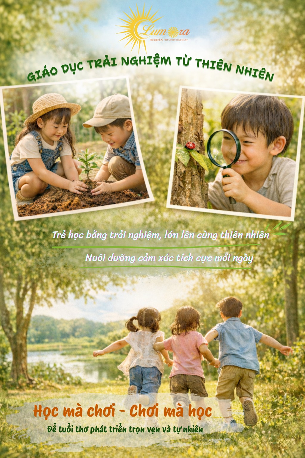 KHI THIÊN NHIÊN TRỞ THÀNH KHÔNG GIAN TRẢI NGHIỆM TUỔI THƠ