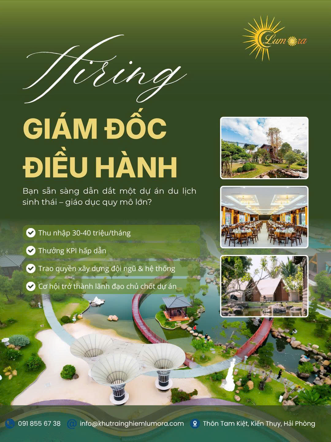 Lumora Tuyển Dụng: Giám Đốc Điều Hành (COO)